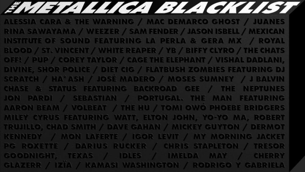 Metallica y su nuevo albúm: Blacklist.
